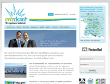 Tablet Screenshot of everclean.de